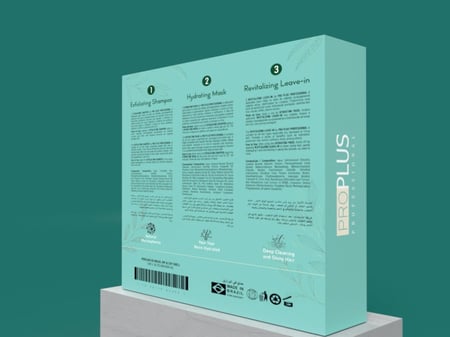 طقم ديتوكس وتقشير لفروة الراس بثلاث خطوات