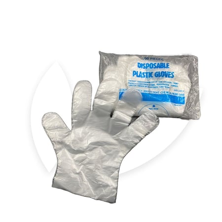 قفازات بلاستيكية شفافة يمكن التخلص منها لحمام شمع البارافين، وصبغ الشعر، وإعداد الطعام، والتنظيف، وشاشة اللمس، والتعامل مع العناصر 70 قطعة