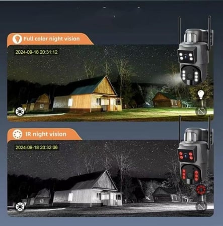 كاميرا طاقة الشمسية مزودة بمدخل شريحة 4G مع سيفتي للتنبيه