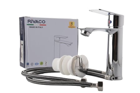 خلاط مغسلة كروم إيطالي اوتوماتيك