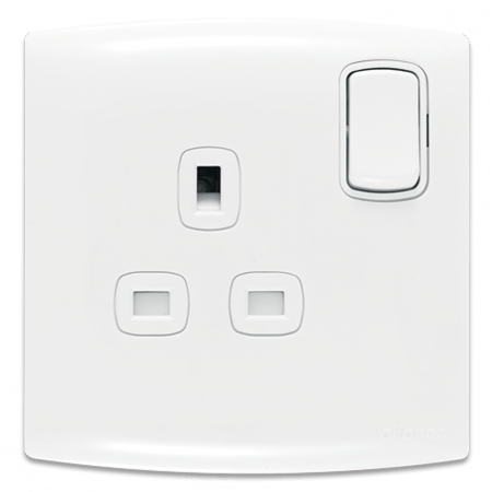 فيش 13 امبير بمفتاح كلاسيك الجديد الف من الفنار