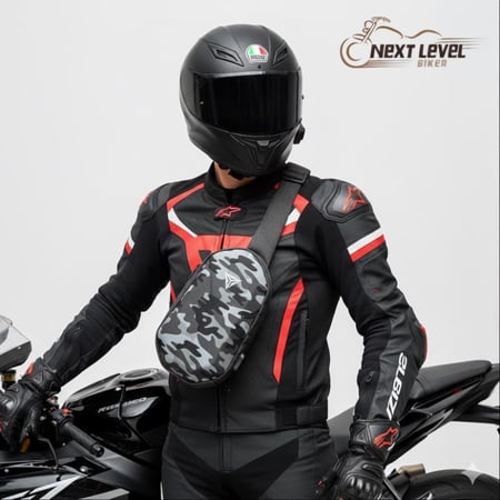 حقيبة كتف صلبة للدراجات النارية والرحلات