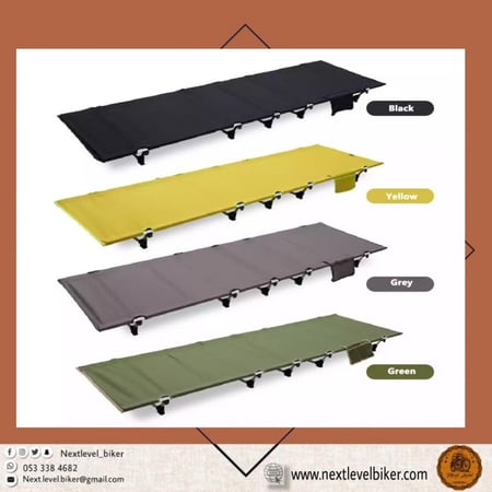 سرير نوم للتخييم والرحلات قابل للطي