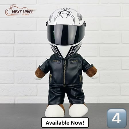 خوذة و دمية للدراجة النارية