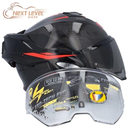 Scorpion Exo-Tech Evo Carbon Rover Helmet (خوذة سكوربيون إكسو-تيك إيفو كاربون روفر)