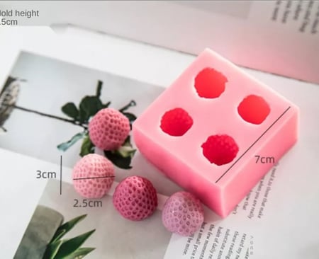 قالب سيلكون فرولة 4*1