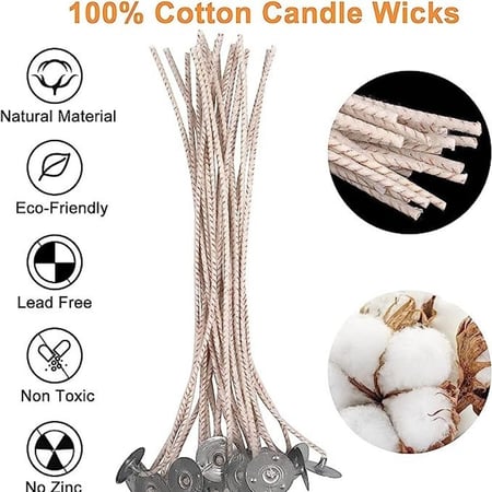 فتيل قطن ECO سميك جودة عالية 12 قطعة