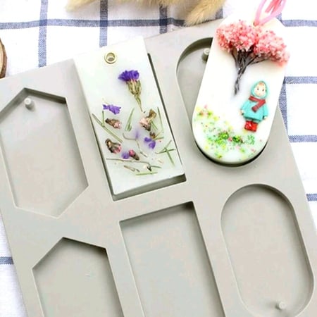 قالب شمع سيليكون تاغات