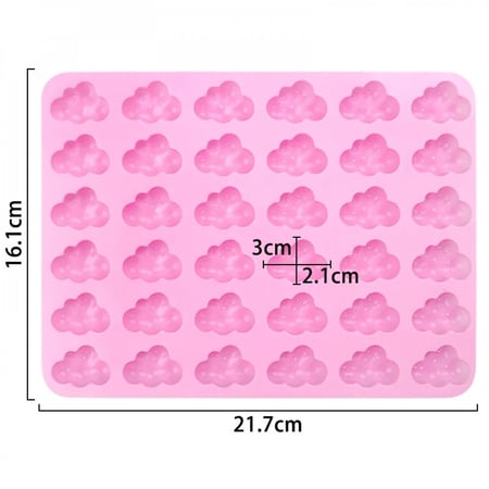 قالب سيلكون غيوم صغيرة 36 قطعة في 1
