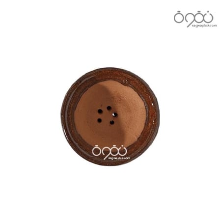 راس شيشه فخار عادي وسط بورنيش