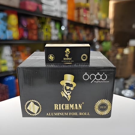 كرتون قصدير ريتش مان رول مخرم  30 حبه