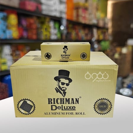 كرتون قصدير ريتش مان رول 30 حبه