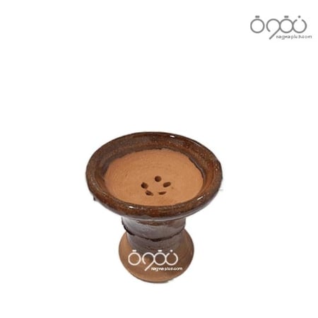 راس شيشه فخار عادي وسط بورنيش