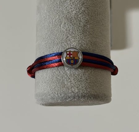 اسوارة برشلونه دبل خيط لونين