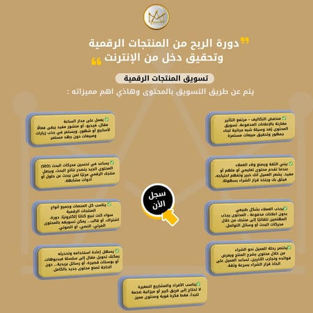 تسويق المنتجات الرقمية