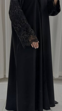 اسيل كم دانتيل كتان نص كلوش