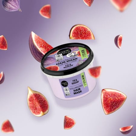 قناع الشعر للكثافة للشعر الدهني بخلاصة التين وثمار الورد 250 مل