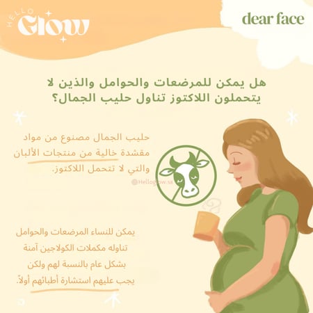حليب الكولاجين بالشمام من بيوتي ميلك- Dear face Beauty Milk Melon