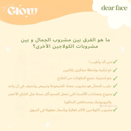 حليب الكولاجين بالشمام من بيوتي ميلك- Dear face Beauty Milk Melon