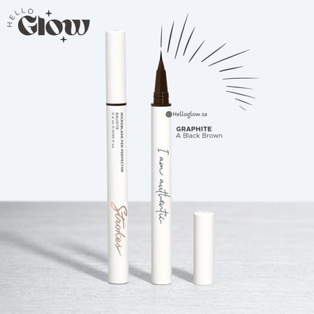 قلم مايكرو الحواجب - Strokes Beauty Lab Microblade Pen Perfector- Graphite