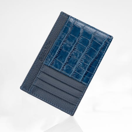 محفظة جلد طبيعي - البائع الذهبي