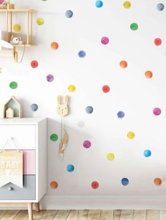 ملصق حائط بجودة عالية قطع ملونة 12 قطعة