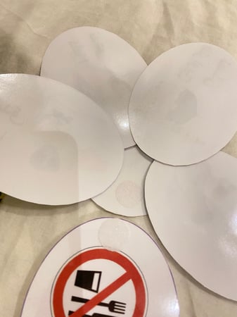 استراتيجية وردة رمضان ( بطاقة دائرية مزودة بشك شاك ومغلفة حراريًا + خمس بطاقات بيضاوية مقاس 13*9سم مزودة بشك شاك ومغلفة حراريًا )