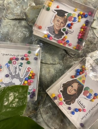 تذكار صورة الطفل بالحبة بتقنية 3D