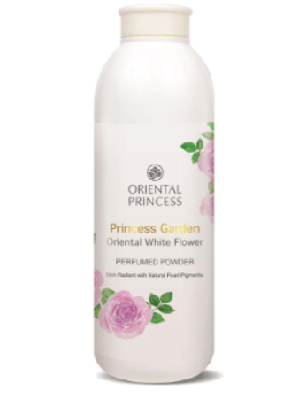 بودرة جسم معطرة مع لمعة