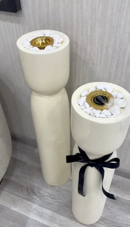 طقم مباخر استقبال طويلة حبتين