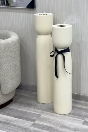 طقم مباخر استقبال طويلة حبتين