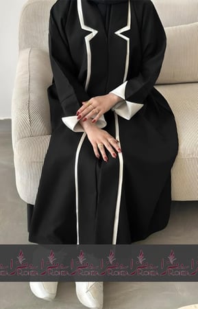عباية خروج من قماش الكتان بلمسه من البساطه والرقي