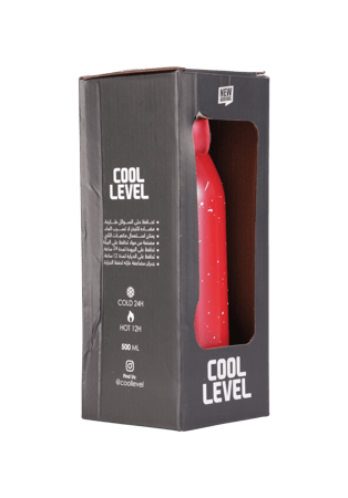 كلاس زمزمية ماء حافظة للحرارة سعة 500 مل ، للمشروبات الباردة والساخنة، خالية من مادة BPA، للمدرسة والنزهات والسفر والتخييم - 4 الوان متنوعة