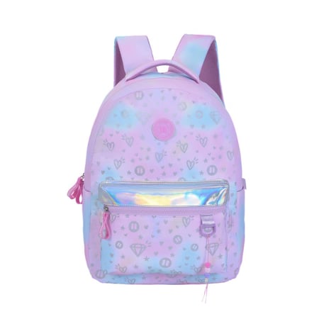 بوز شنطة ظهر17.5"مع مقلمية وردي لماع