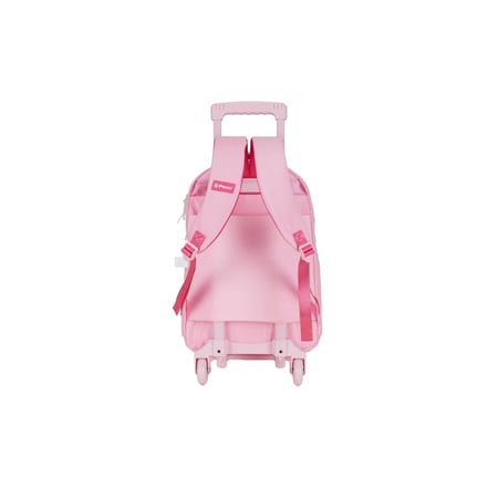 بوز شنطة ترولي18"مع مقلمية نجمة وردي