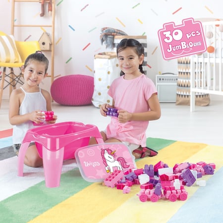 دولو طاولة الانشطة 30 قطعة يونيكورن