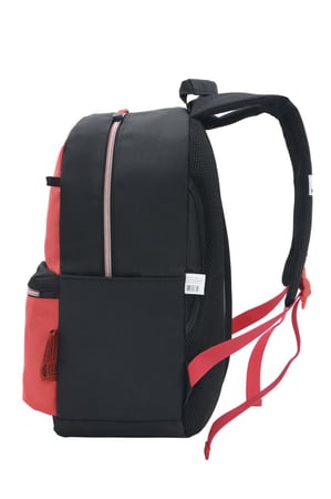 موستنق شنطة ظهر17"مع مقلمية احمر بشعار