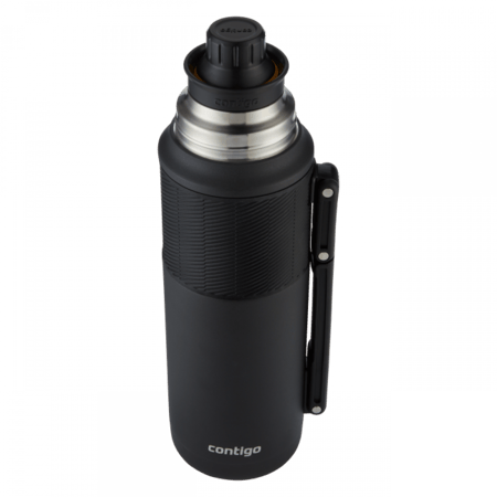 كونتيجو زمزمية ستانلس1200م أسود لامع