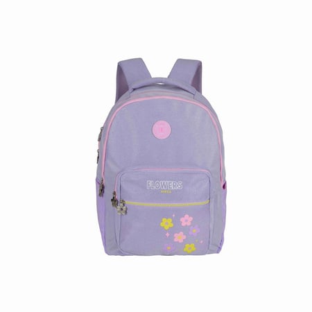 بوز شنط ظهر18"مع مقلميةورود بنفسجي