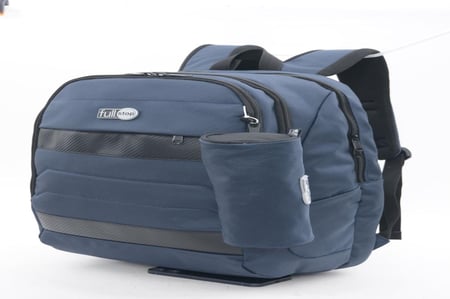 فل ستوب شنطة ظهر19"مع مقلميةكحلي وجلد