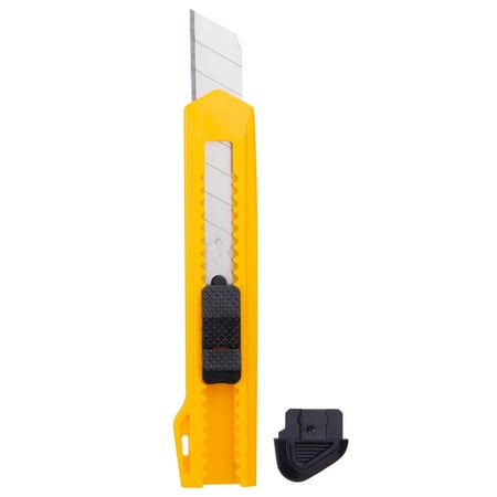 ديلي مشرط مع 8 شفرات فولاذية قابلة للفك، تتضمن أداة فك الشفرات، مثالية للإستخدام في المدرسة والمنزل