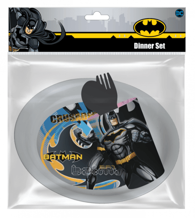 باتمان,طقم طعام,batman,cup,plate,spoon,fork,كوب,صحن,طقم طعام باتمان