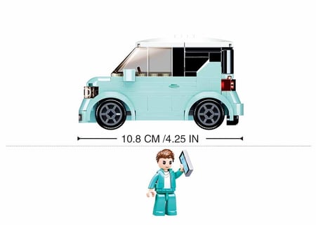 سلوبان قطع تركيب بناتي ميني كار 236 قطعة