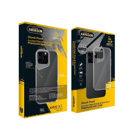 كفر حماية شفاف من ارمر - 17 برو ماكس