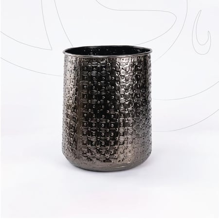 حوض معدني فاخر ارتفاع 30 سم * 23 سم