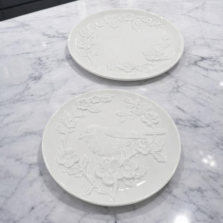 صحن تقديم سيراميك بنقشة مميزة