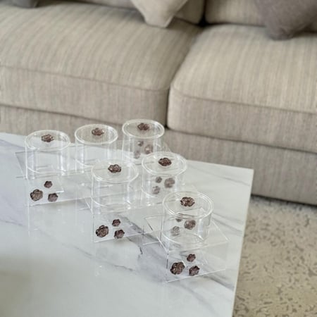 طقم علب اكريلك