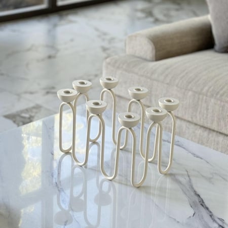 حامل شمع معدن