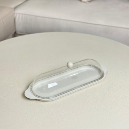 تقديمة معدن بغطاء اكريلك