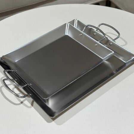 صينية تقديم معدن